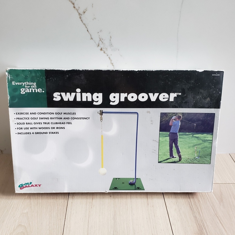 Golf Galaxy Swing Groover Golf Training Aid Vintage All Ages Indoor Outdoor